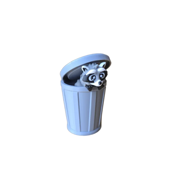 Raccoon & Trash Can Combo